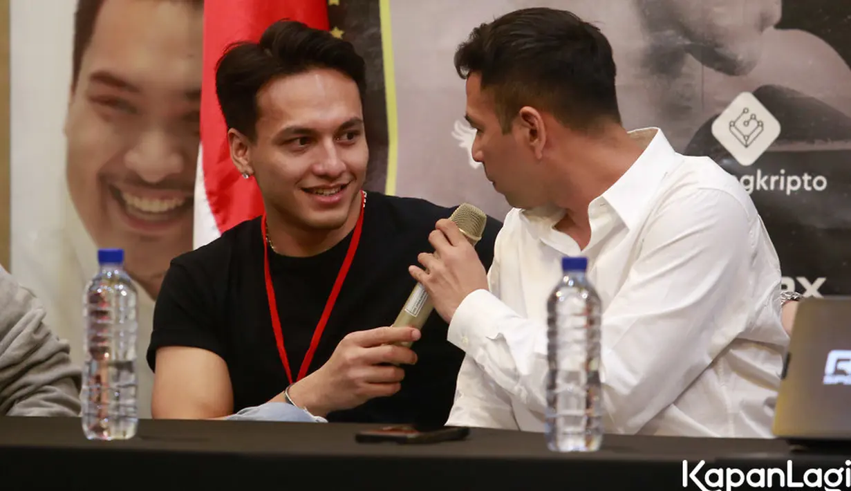Raffi Ahmad selaku co-promotor membocorkan bahwa Jefri Nichole rela tidak syuting untuk persiapan acara tinju Superstar Knockout. [KapanLagi.com/Bayu Herdianto]