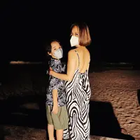 Bunga Citra Lestari liburan ke Bali bersama Noah (Sumber: Instagram/bclsinclair)