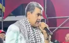 Momen Presiden Venezuela Kenakan Sorban di Wajah ala Pejuang Hamas & Hizbullah, Tegas Kutuk Israel Teroris