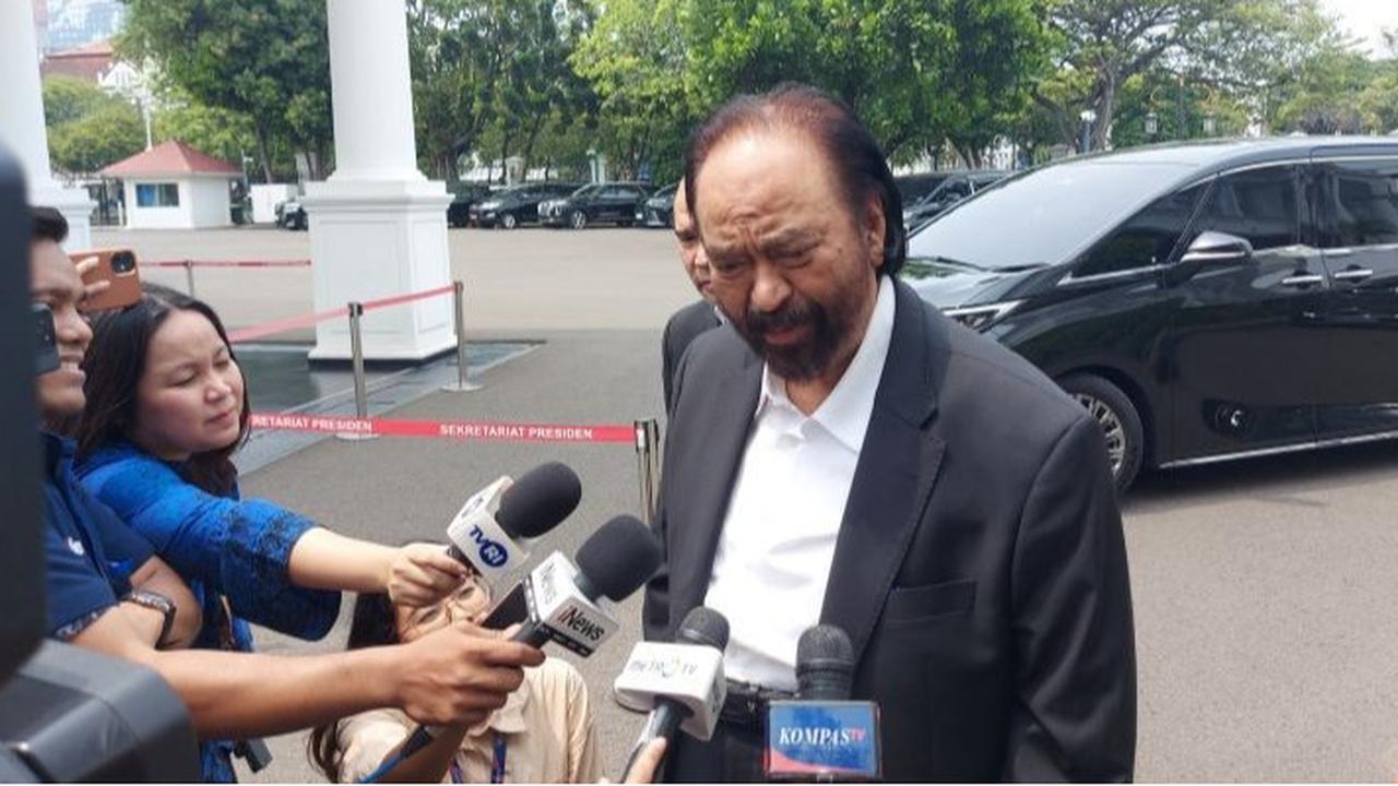 Surya Paloh Kaget Tom Lembong Jadi Tersangka Korupsi Impor Gula: Nggak Ada Angin, Nggak Ada Hujan