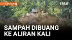 VIRAL SAMPAH SATU MOBIL DIBUANG KE ALIRAN KALI BEKASI