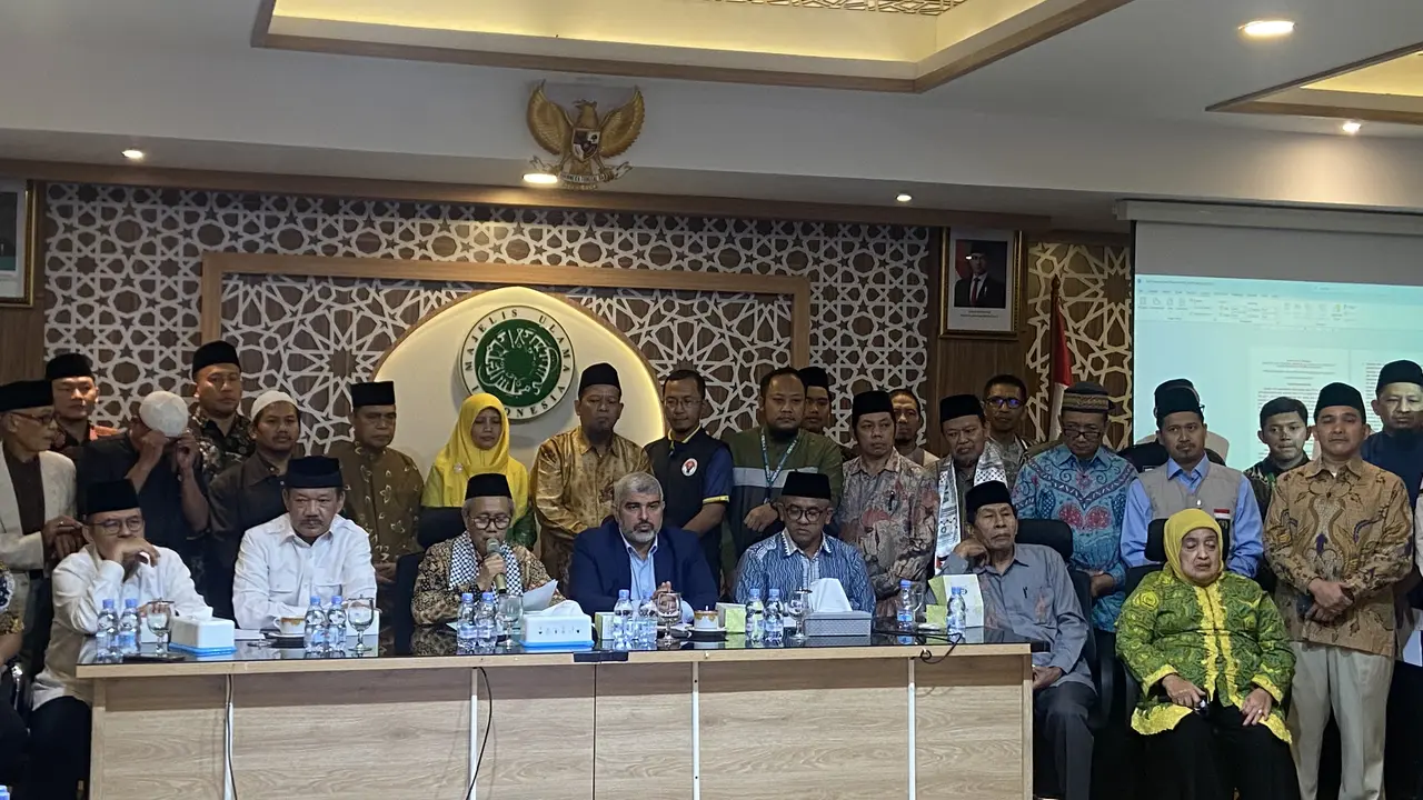 Majelis Ulama Indonesia (MUI) bersama 67 ormas Islam di Indonesia dan sejumlah lembaga filantropi dan kelompok solidaritas kemanusiaan menyatakan sikap persatuan untuk Palestina (Istimewa)