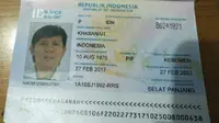 Barang bukti paspor TKW terduga pembunuh dua warga Singapura. (Liputan6.com/B Santoso)