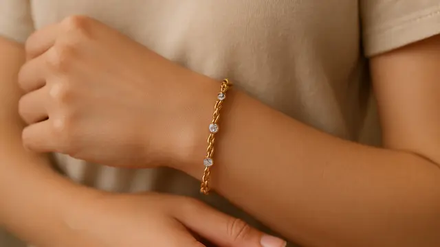 Model Gelang Rantai Twist