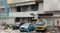 Penampakan gedung Margo City Depok usai ledakan. (Istimewa)