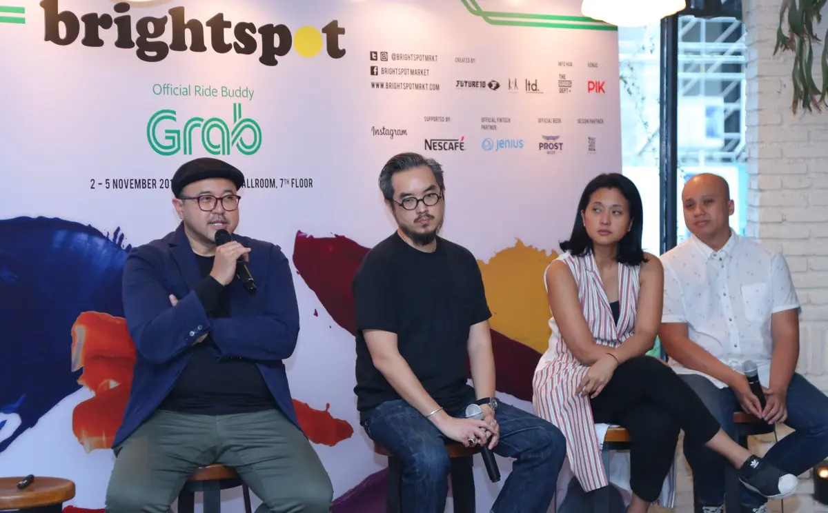 Press conference Brightspot Market 2017. (Fotografer: Daniel Kampua/Bintang.com)