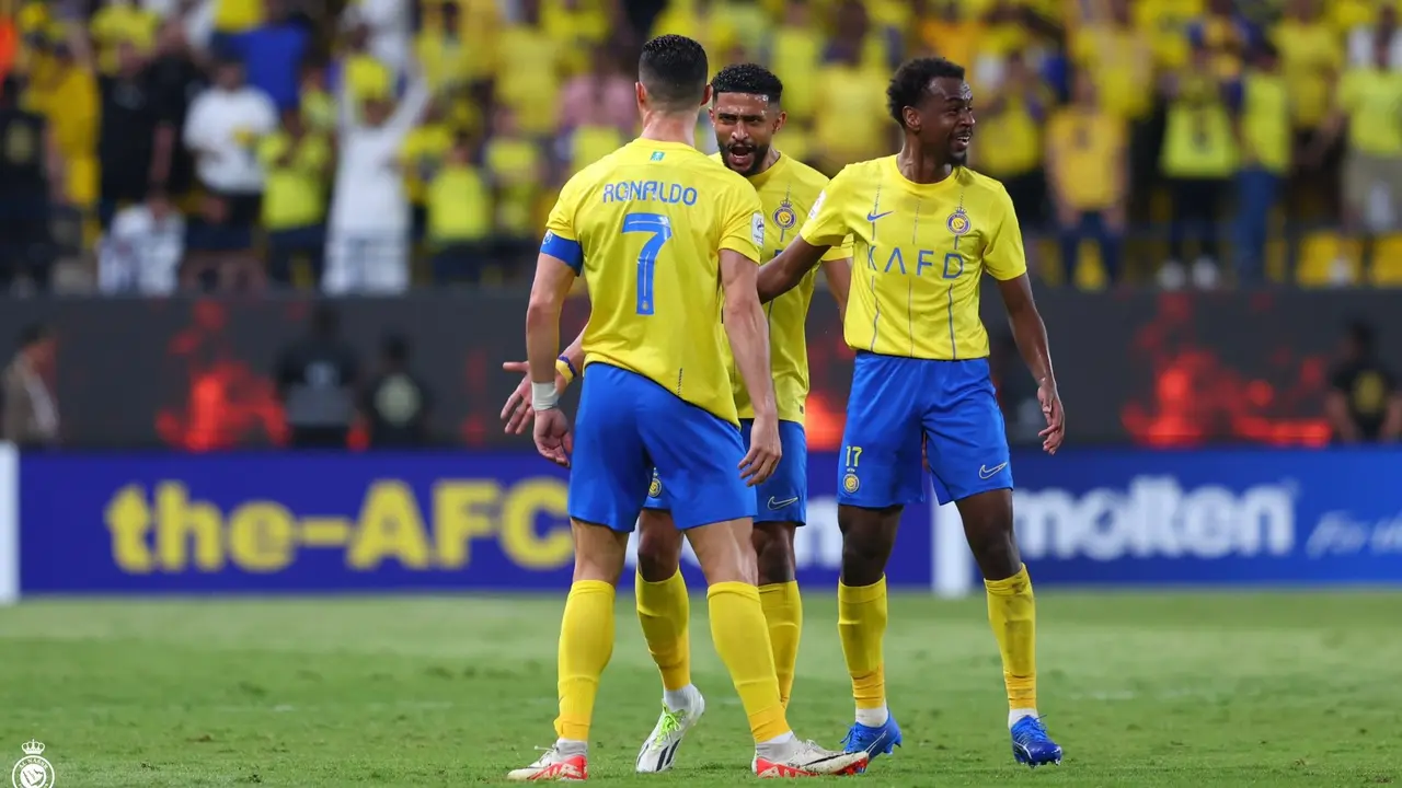 Cristiano Ronaldo - Al Nassr Vs Al Duhail di Liga Champions Asia 2023/2024