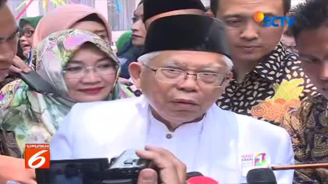 Ma'ruf sangat berterima kasih dengan adanya dukungan dari kaum perempuan.