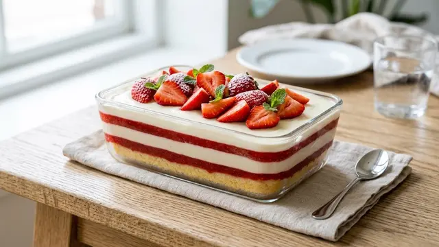Puding Cake Merah Putih