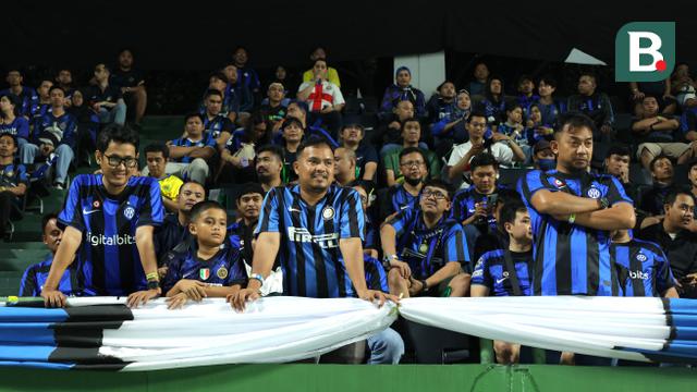 Nonton bareng Inter Club Indonesia (ICI) bersama Bola.com di Tennis Indoor Senayan, Jakarta Pusat, pada 10-11 Juni 2023.