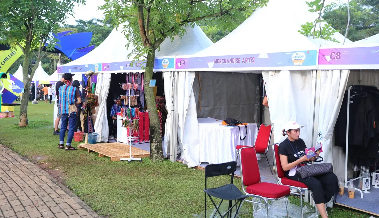 Panggung Utama MARKAS 2018 akan menjadi pusat perhatian pada Minggu (29/4/2018) lantaran diisi oleh beberapa penampil seperti Hivi, RAN, Naif dan Padi. (Adrian Putra/Bintang.com)