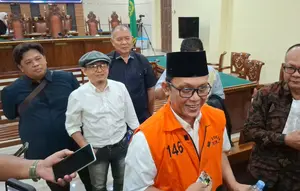 Reaksi Bupati Nonaktif Lampung Tengah Divonis Ringan Kasus Korupsi