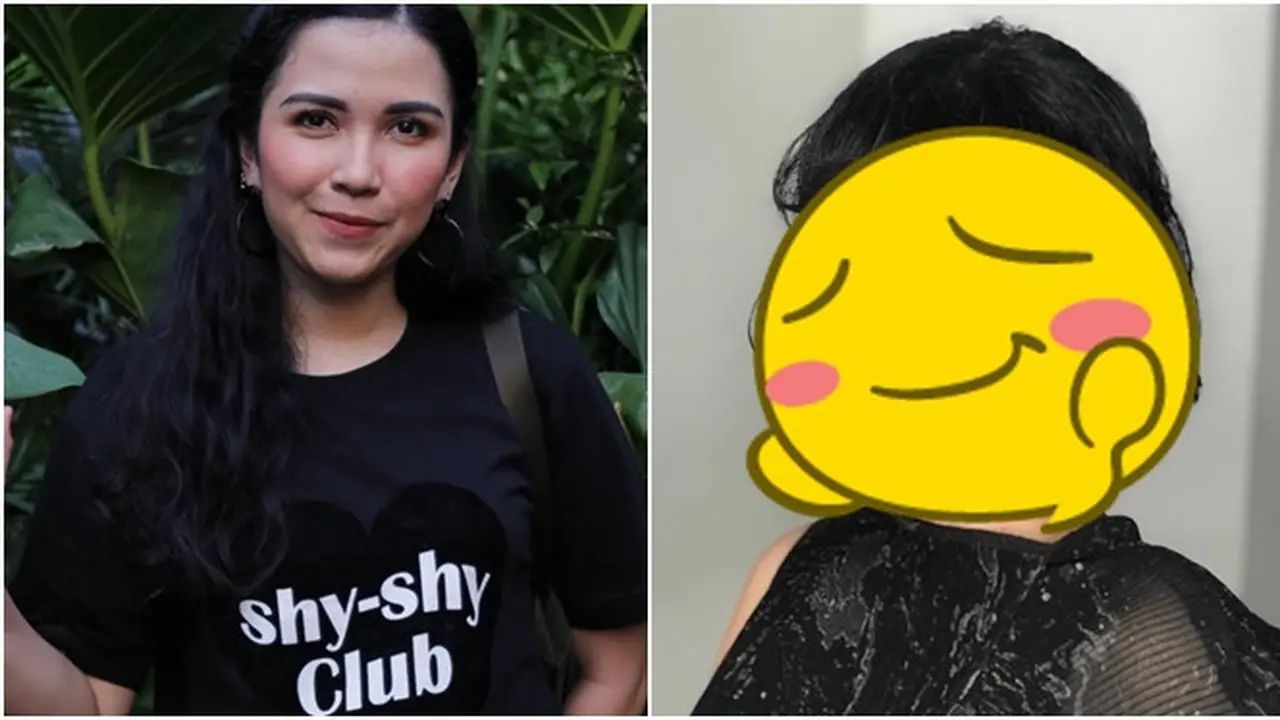 Potret Dinda Kanya Dewi dengan rambut pendek