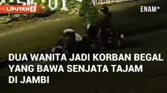 Dua wanita di Jambi menjadi korban perampasan oleh dua pelaku. Pelaku mengendarai motor dan membawa senjata tajam