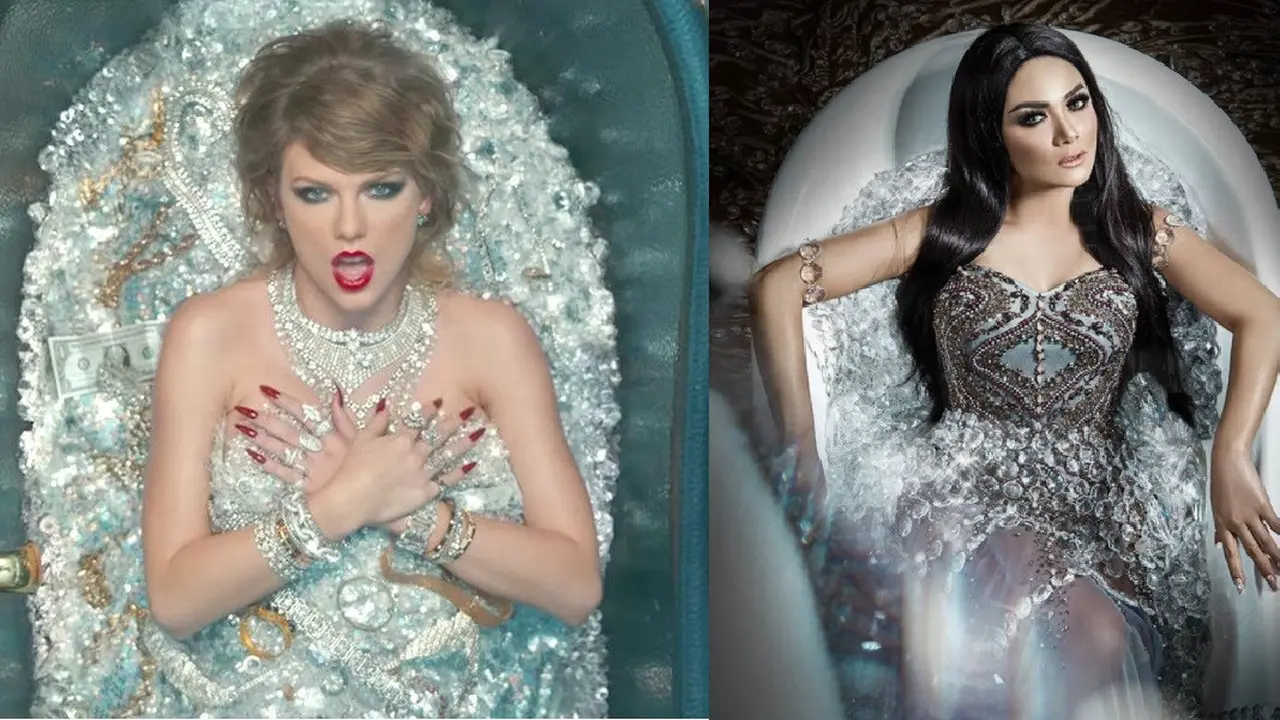 Mirip Taylor Swift, Ini Gaya Krisdayanti di Bak Mandi