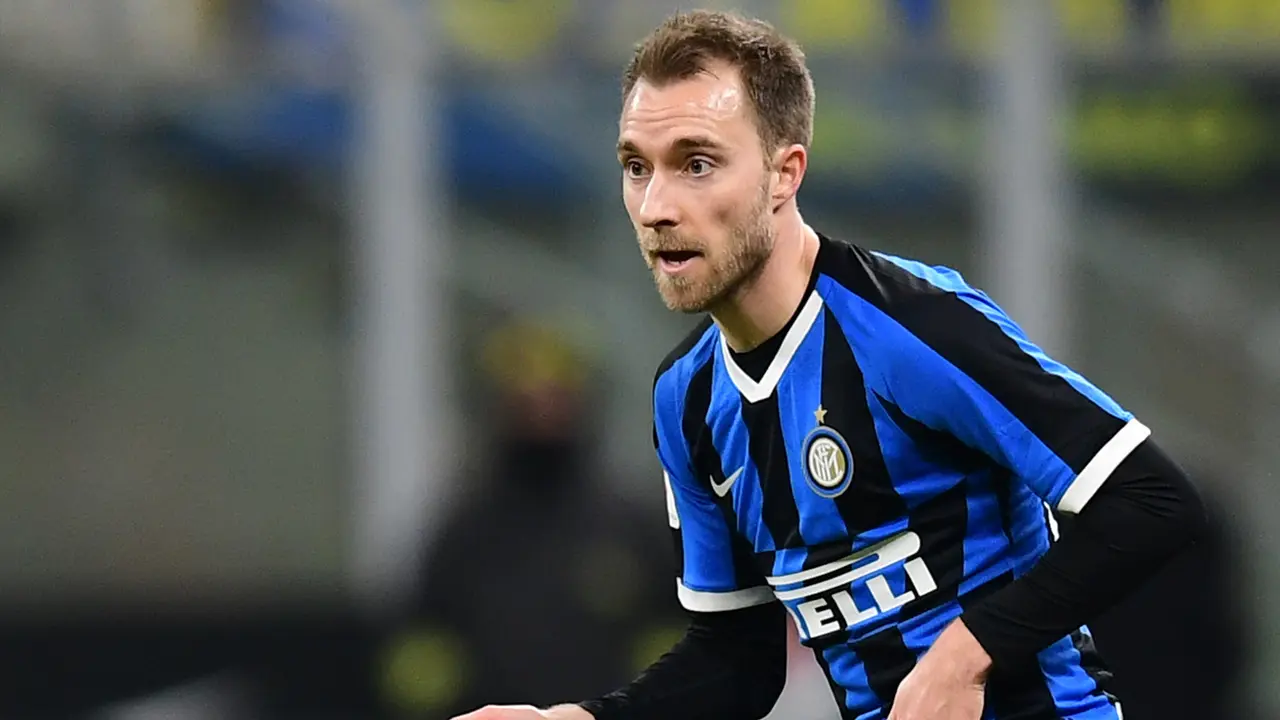 Aksi Christian Eriksen Saat Debut Bersama Inter Milan