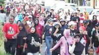 Ribuan Massa di Maluku Utara Ikuti Jalan Sehat Bareng Sultan Tidore