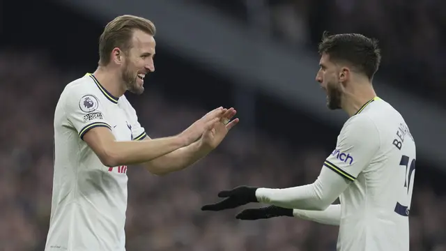 Hasil Liga Inggris Tottenham vs Manchester City