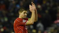 Steven Gerrard (PAUL ELLIS / AFP)