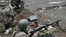 <p>Dalam seminggu terakhir, serangan rudal presisi tinggi Rusia telah membombardir wilayah Donetsk. (Genya SAVILOV/AFP)</p>