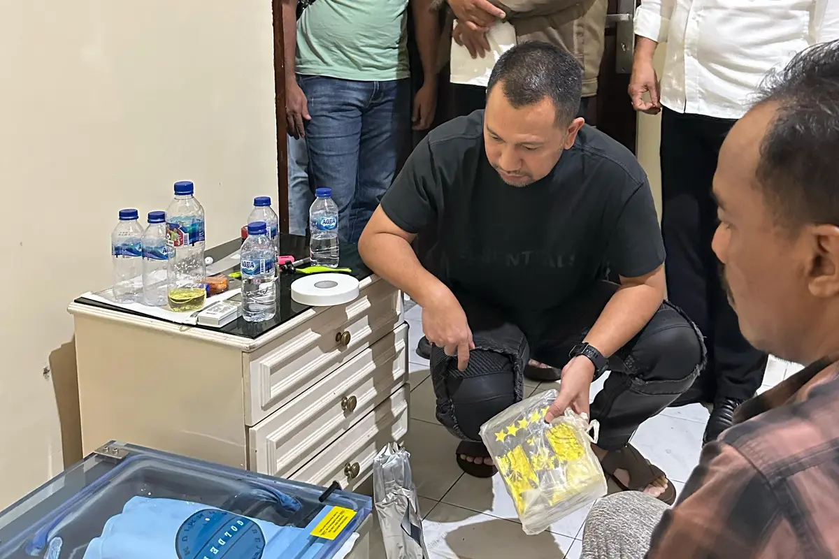 Direktur Reserse Narkoba Polda Sumut, Kombes Pol Jean Calvijn Simanjuntak