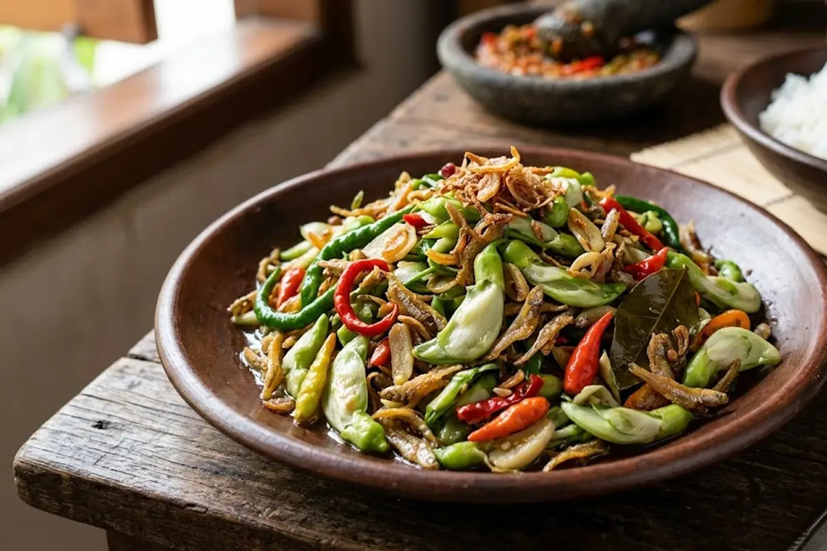 Resep Tumis Bunga Turi dengan Teri Medan