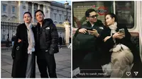 Potret Azriel Kunjungi Sarah Menzel di Inggris. (Sumber: Instagram/ssarah_menzel)