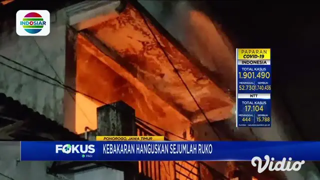 VIDEO: 3 Rumah di Ponorogo Hangus Terbakar, Tidak Ada Korban Jiwa