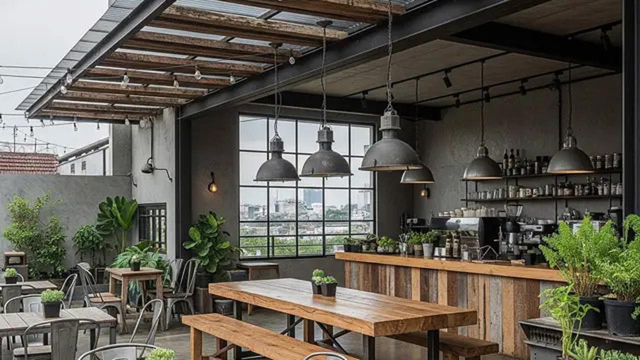 10 Model Teras Rumah Modern Cocok untuk Warung Kopi Kekinian di 2025, Estetik dan Hemat Biaya