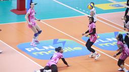 Kemenangan ini merupakan kemenangan ketiga dari enam laga tim milik BUMN tersebut. Dua kemenangan didapatkan atas Jakarta Electric PLN 3-0 dan atas Bandung BJB Tandamata 3-1. (Dok. PBVSI)