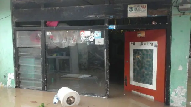Banjir Jakarta di Rawajati