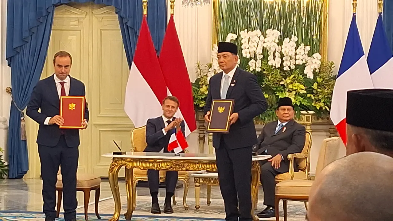 Pertemuan Presiden Prabowo Subianto dan Presiden Prancis Emmanuel Macron di Istana Merdeka Jakarta, Rabu (28/5/2025) menghasilkan sejumlah kesepakatan dan kerja sama.