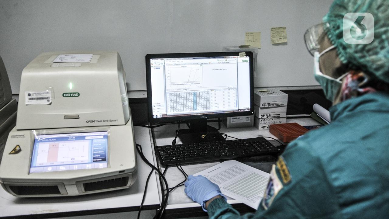 Pemeriksaan Sampel Tes PCR Covid-19 di Labkesda DKI Jakarta