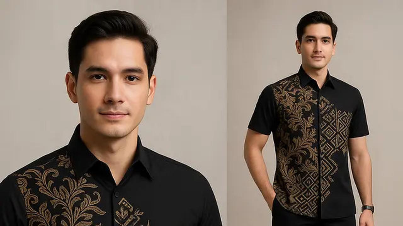 10 Model Baju Batik Pria Kombinasi Hitam, Ini Padu Padan yang Bikin Kamu Tampil Keren saat Kondangan