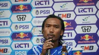 Gelandang Persib Hariono tetap optimis menghadapi leg kedua menghadapi Arema FC. (Huyogo Simbolon)