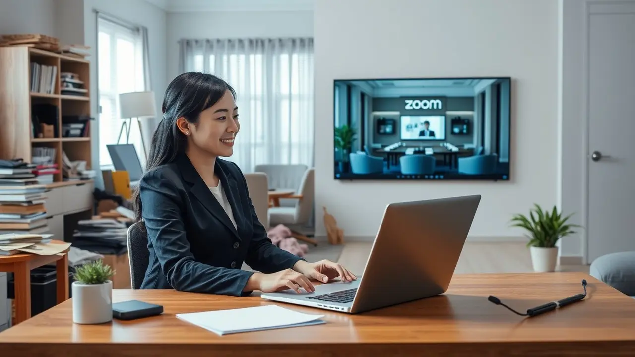 cara menggunakan background di zoom