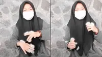 Akui Sudah Biasa dengan Ulat Bulu, Aksi yang Dilakukan Wanita Ini Bikin Geli