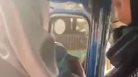Emak-emak penumpang angkot tampak stres saat sopir ugal-ugalan di jalan. (Liputan6.com/ Dok Ist)
