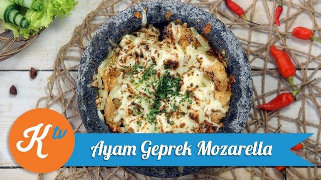 Resep Makan Siang Nikmat Ayam Geprek Mozzarella Lifestyle