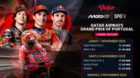 Jadwal MotoGP Portugal 2025 Malam Ini