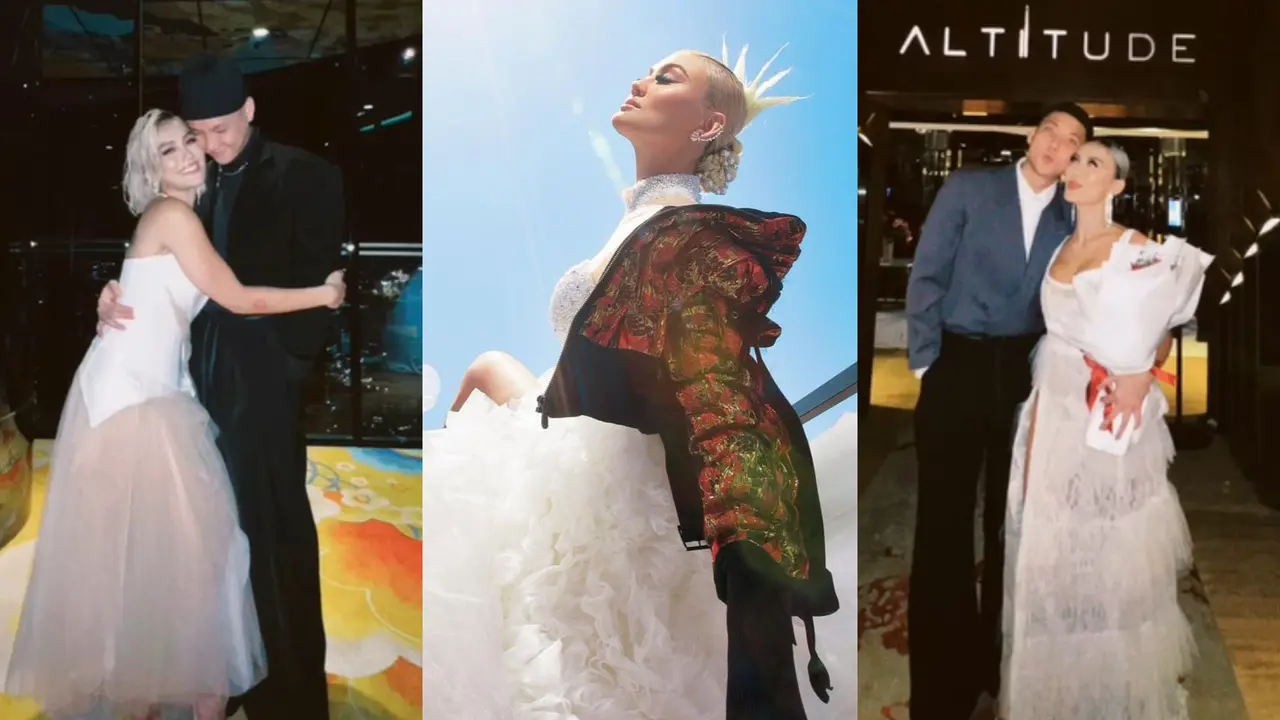 3 Beda Pesona Agnez Mo dalam Balutan Gaun Pengantin yang Berbeda, Mana yang Jadi Favoritmu?