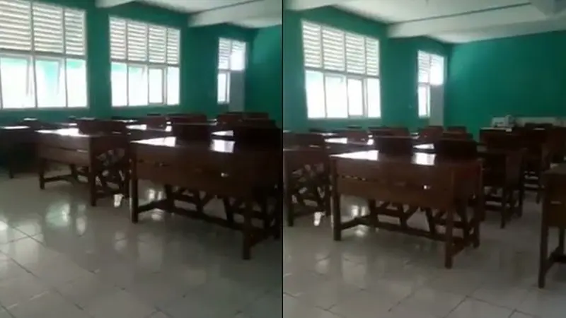 Viral, Video Kursi Gerak Sendiri di Kelas Ini Bikin Merinding