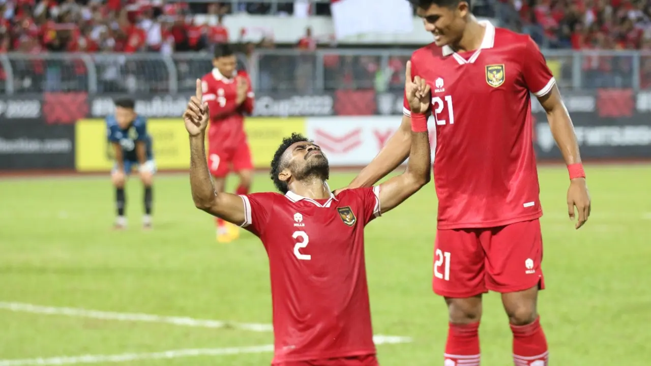 Yakob Sayuri mencetak satu gol dan dua assist ketika Timnas Indonesia menghajar Brunei Darussalam 7-0 di Piala AFF 2022.