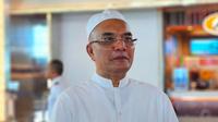 Ketua DPP PKB Marwan Dasopang (Mardas) menyebut, puncak peringatan Hari Santri Nasional 2025 diselenggarakan di titik nol peradaban Islam Nusantara, Barus, Kabupaten Tapanuli Tengah, Provinsi Sumatera Utara.&nbsp;(Liputan6.com/Muhammad Radityo Priyasmoro)