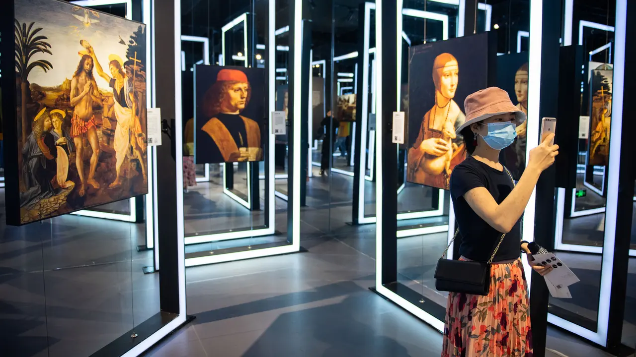 FOTO: Mengenang Leonardo da Vinci Lewat Pameran Seni