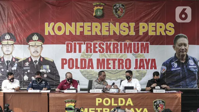 FOTO: Polda Metro Jaya Sampaikan Rilis Kasus Editor Metro TV