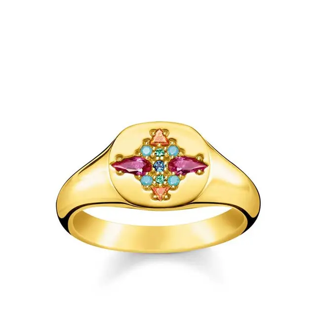 Ring colourful stones, from £149,/dok. Thomas Sabo