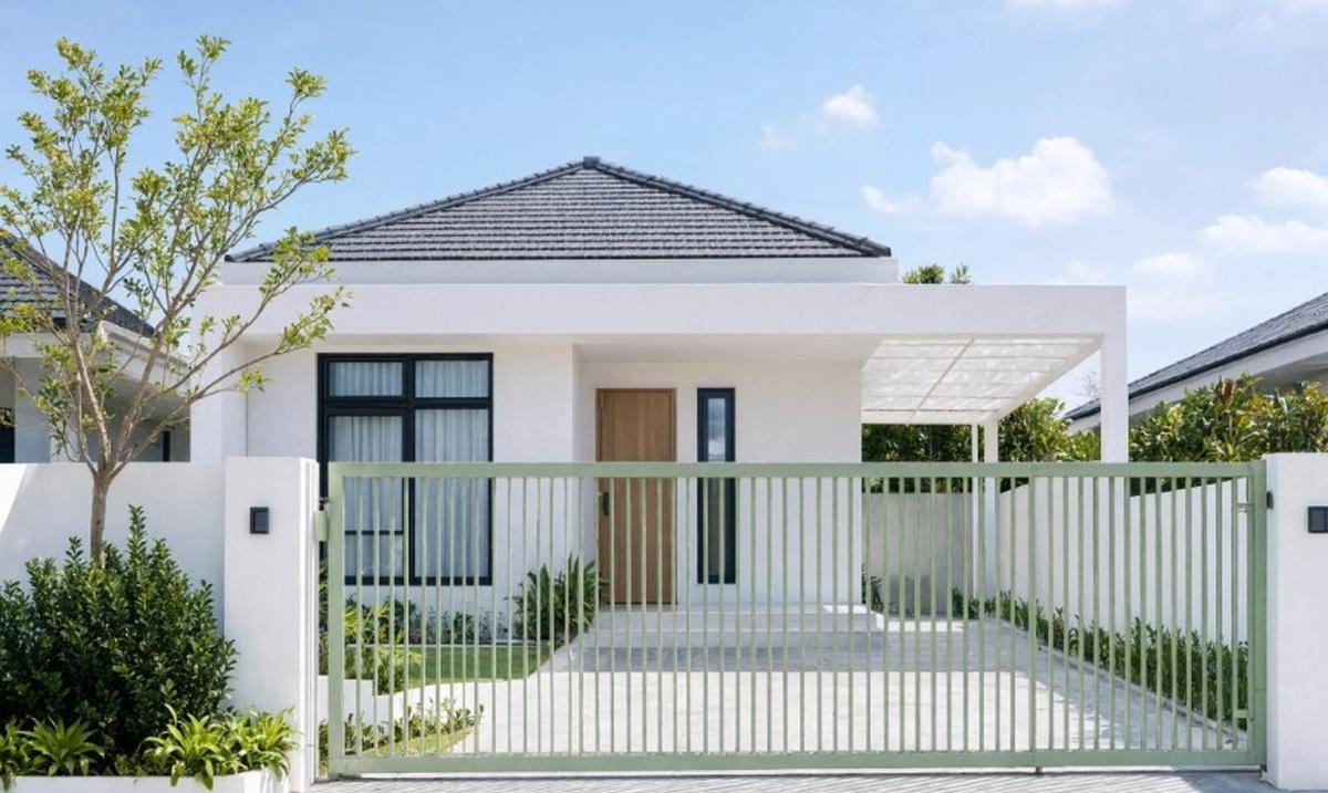 Warna Cat Pagar yang Bikin Rumah Terasa Sejuk (AI Generated)