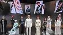 Robot humanoid dipamerkan  saat peluncuran robot humanoid U1 yang diproduksi oleh UWORLD, sebuah merek di bawah UBTECH Robotics, di Shenzhen, provinsi Guangdong, Tiongkok, Selasa (30/06/2026). (AFP/ Adek Berry)