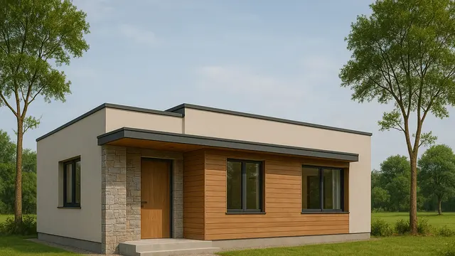 Desain Rumah Sederhana tapi Terlihat Mewah 2 Kamar di Kampung
